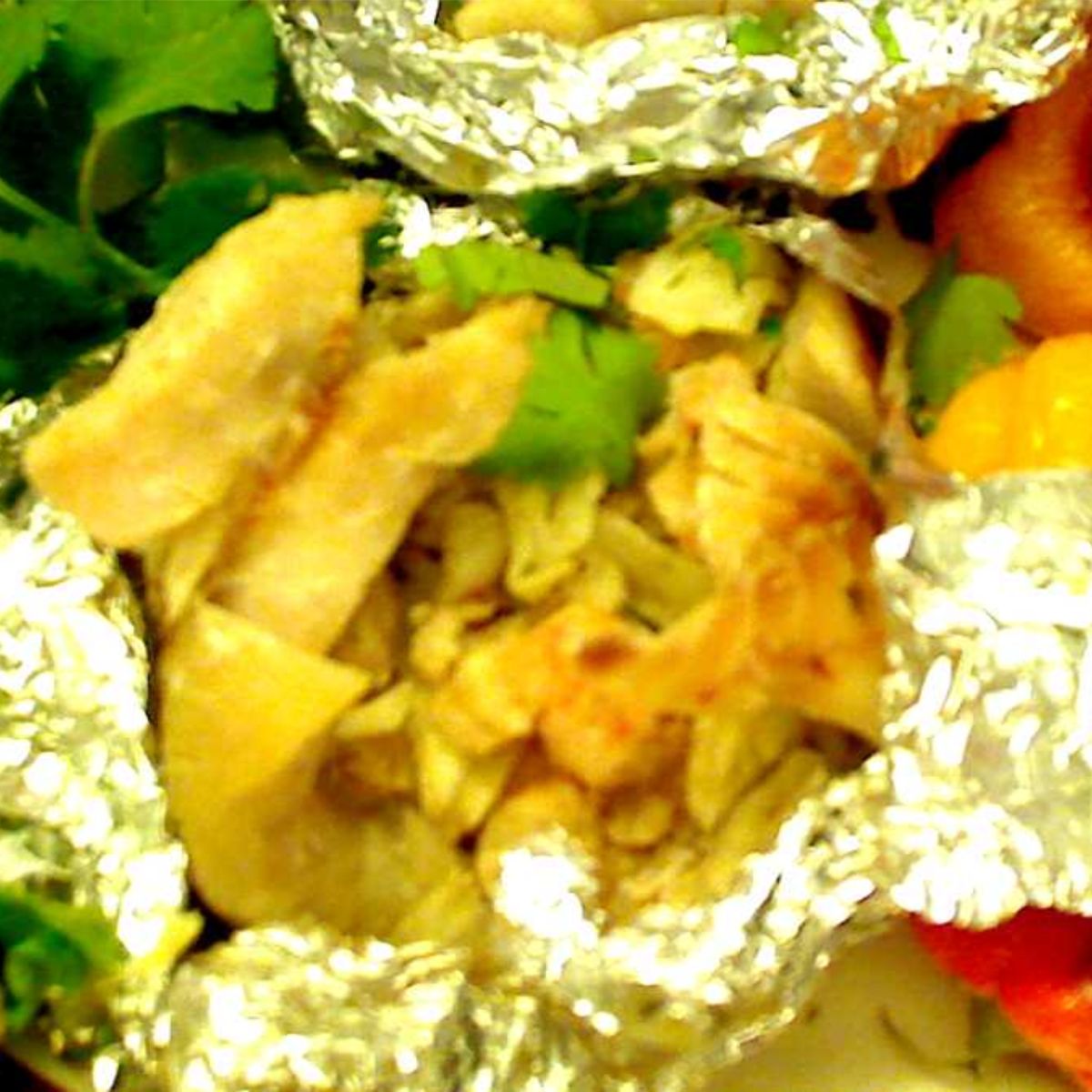 Snapper Packets Stuffed With Shrimp